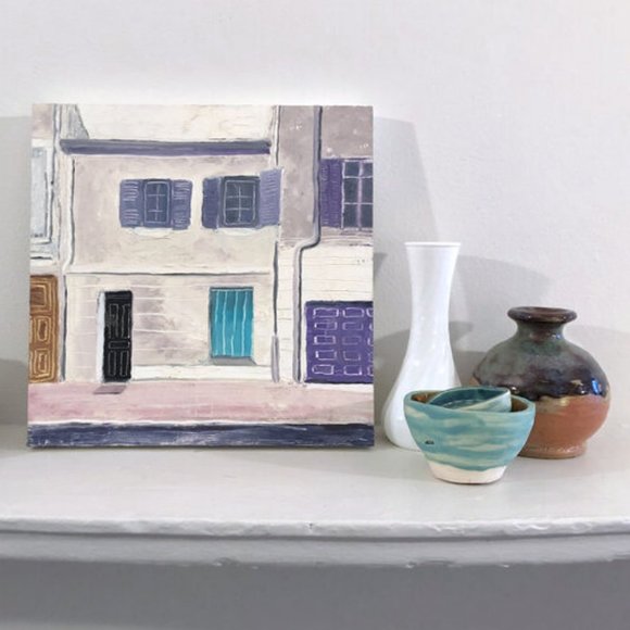 Southern France Oil Painting by Brooklyn Artist - Picture 2 of 4